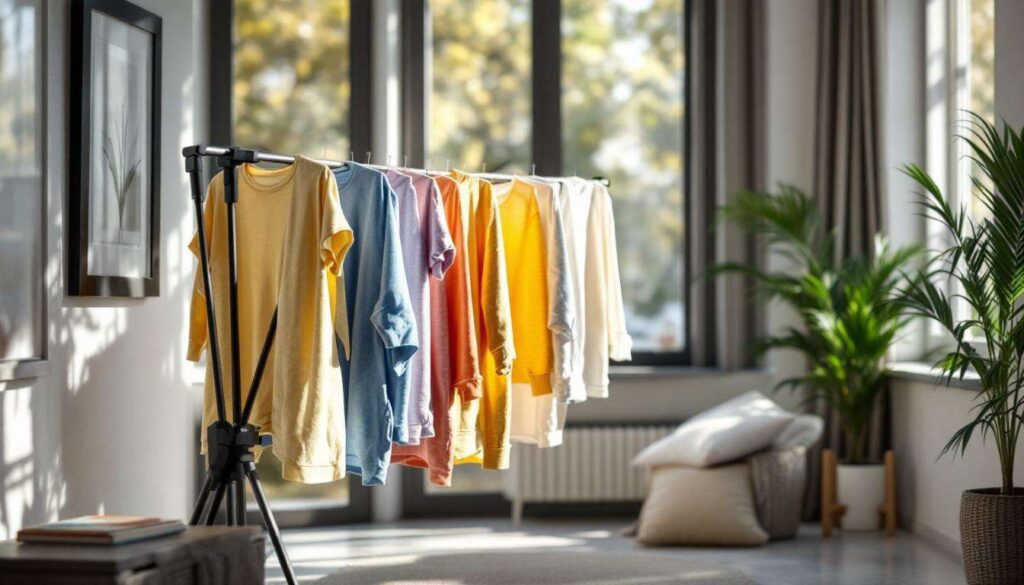 Wäsche drinnen trocknen ohne Feuchtigkeit – so geht's richtig