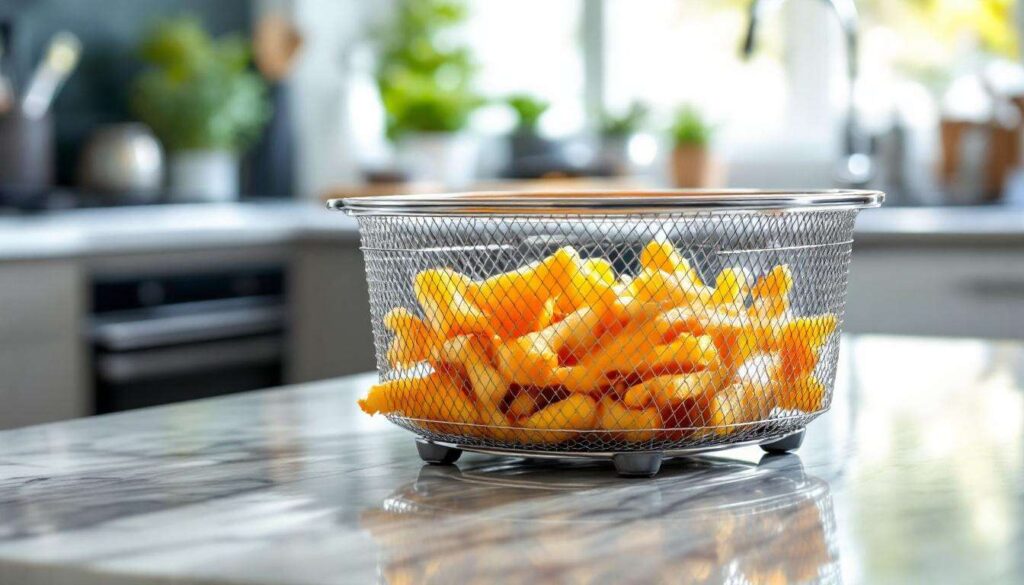 Heißluftfritteuse reinigen: Mit diesem Trick glänzt der Korb wie neu
