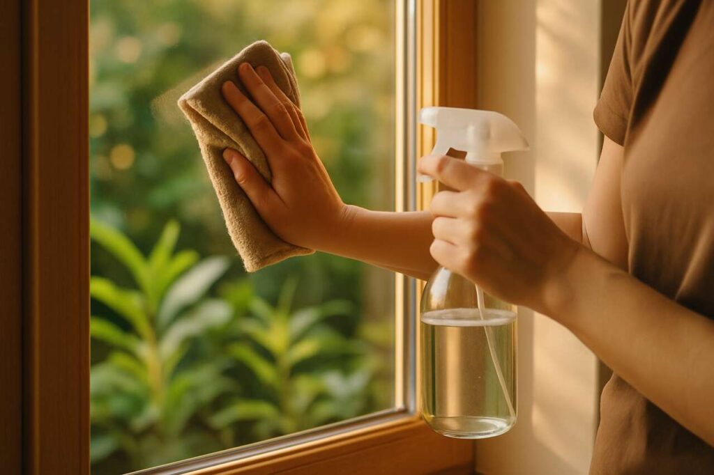 Statt Glasreiniger: Dieses günstige Hausmittel macht Fenster streifenfrei
