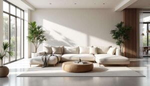 Wo Sie Ihr Sofa platzieren sollten, um das Wohnzimmer größer wirken zu lassen: Die Regel der Innenarchitekten